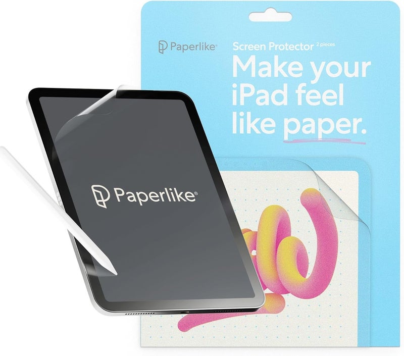 Paperlike 2.1 (2 Pieces) for iPad Mini 8.3" (2021/24) - Transparent Screen Protector for Notetaking and Drawing like on Paper - Image 1